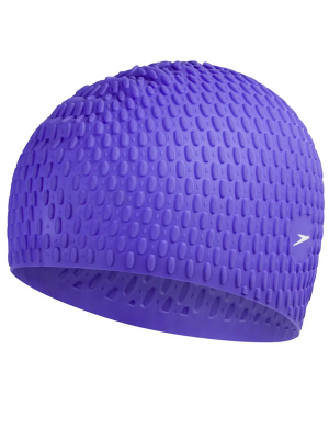 Speedo Bubble Swim Cap - Purple
